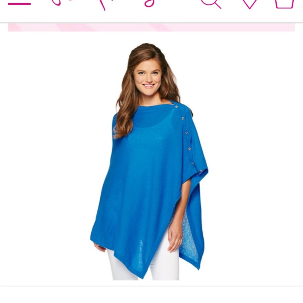 Lilly Pulitzer blue harp wrap